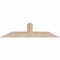 Ekena Millwork Portland Smooth Timber Gable Bracket, Douglas Fir, 36"W x 9"H x 3 1/2"D x 3 1/2"F, 6/12 Pitch GBW036X09X0404POR00SDF - alternate 1